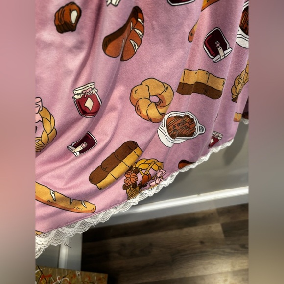 Spencer's Pink and Purple Casual Sundress Short Sleeve retro goth Spencer’s - Picture 5 of 14